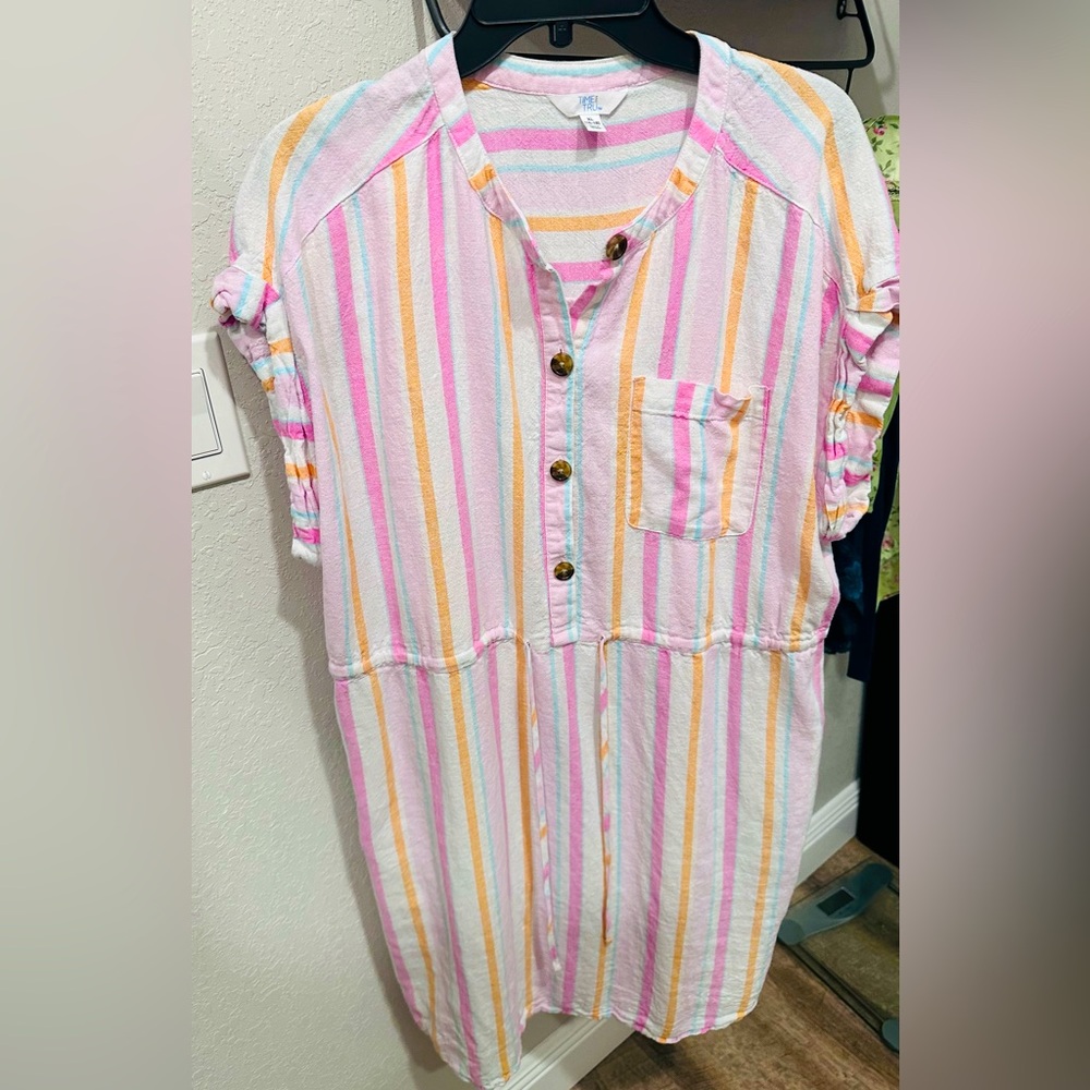 Colorful tie dress